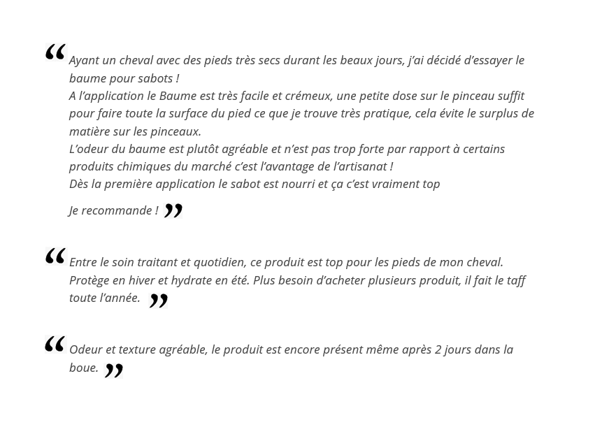 LE BIENFAISANT - BAUME SABOT